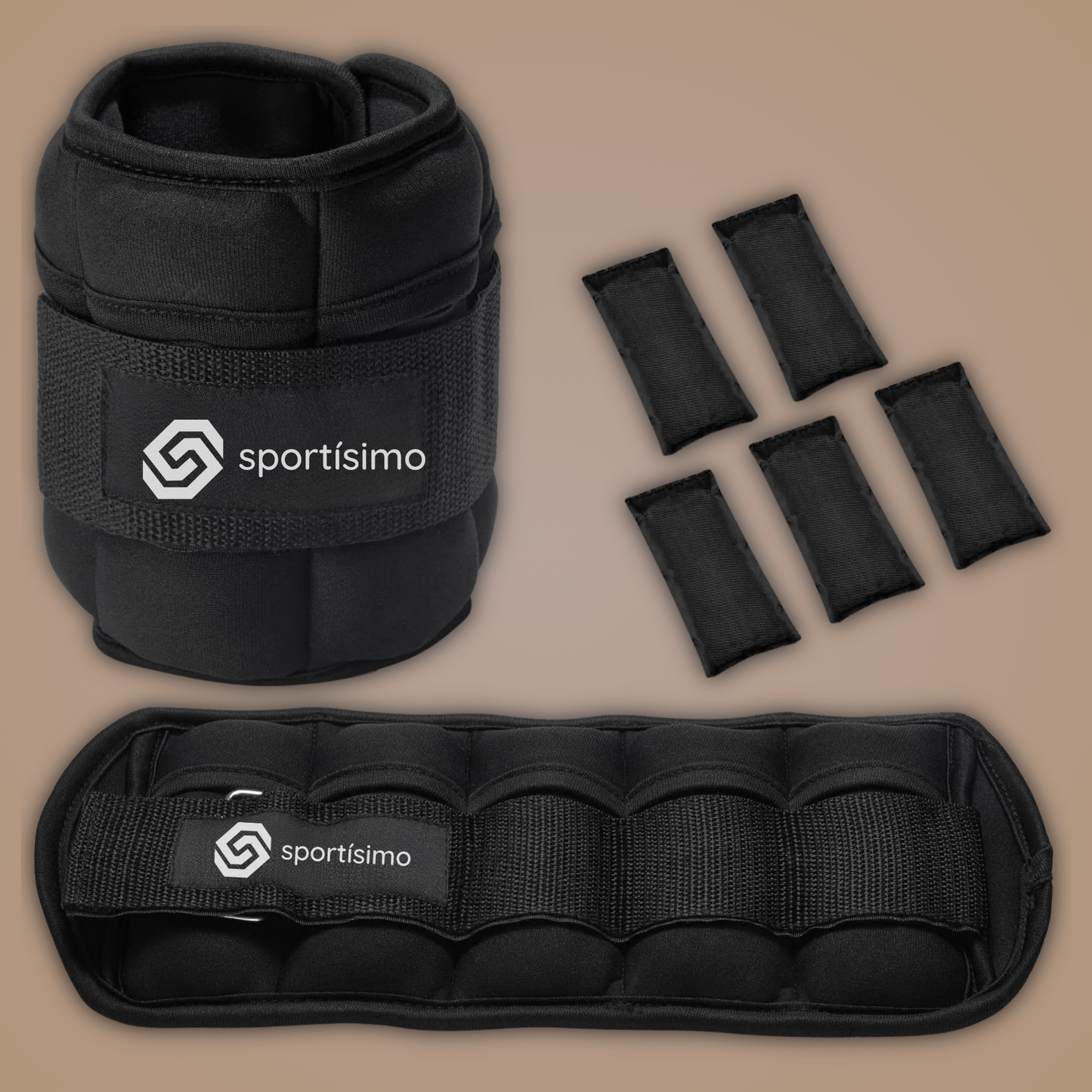 Polainas Ajustables Sportisimo 5 LB | Entrenamiento Funcional + Resistencia Progresiva
