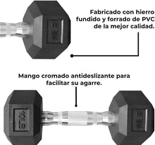 Cargar imagen en el visor de la galería, Mancuernas Hexagonales
